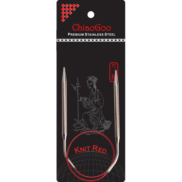 ChiaoGoo Knit Red pyöröpuikot 6,5mm